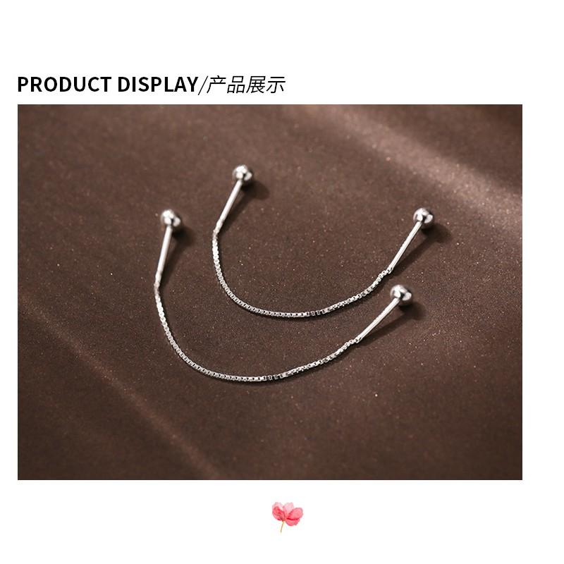 990 Ball Ohrhänger Damen Minimalistisch Quaste Ohr Manschette Stecker Elegant Geometrisch Creolen Mode OL Schmuck