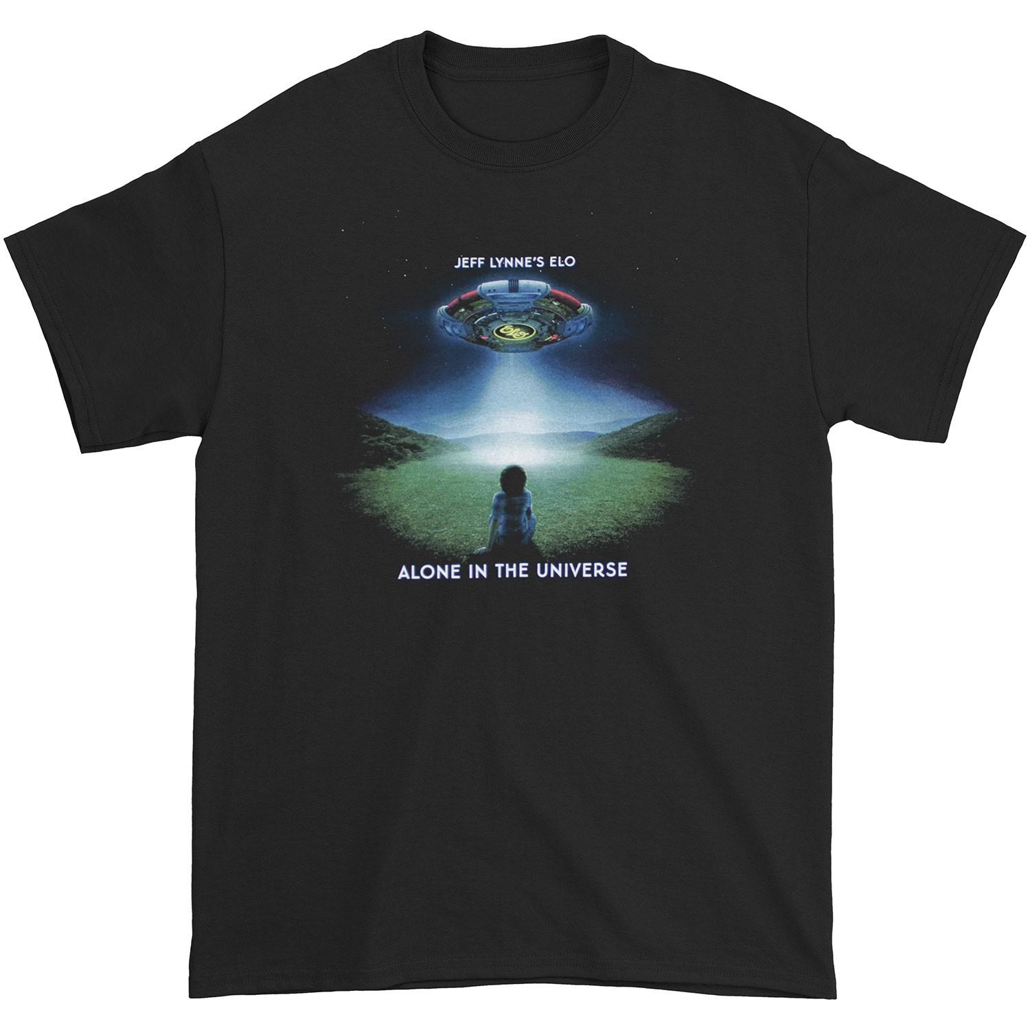 Мужская футболка Light Orchestra Jeff Lynne s ELO Alone In The Universe S