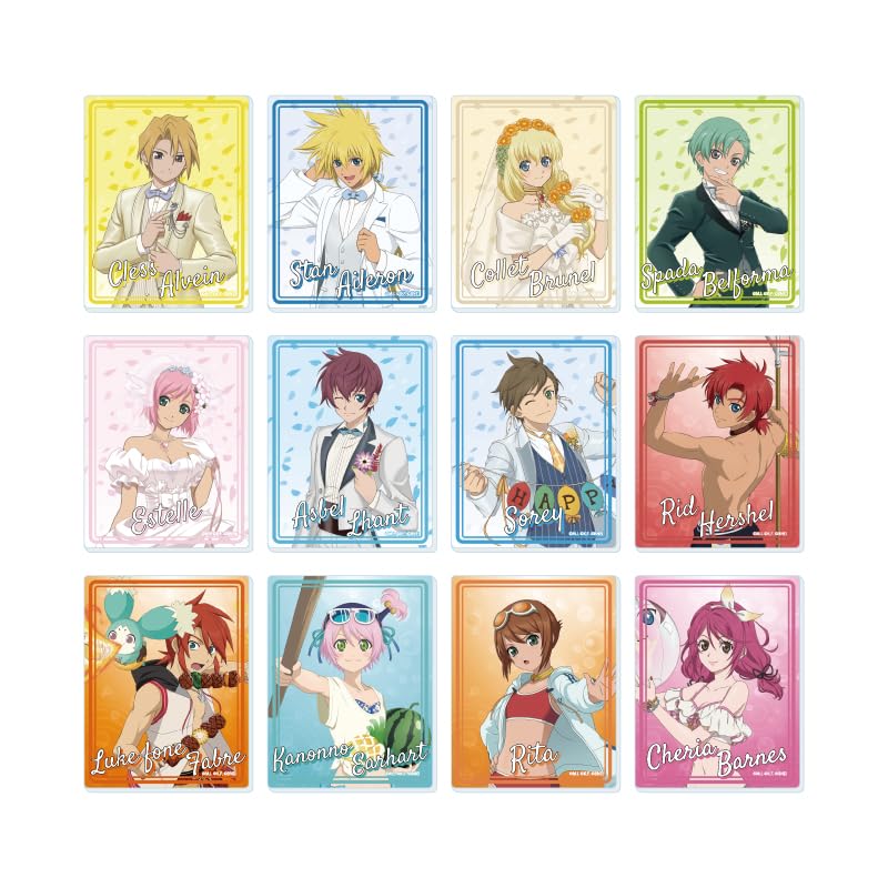 

Tales of Series 09 BOX C [Official Illustration] Acrylic Card 12-Piece Box