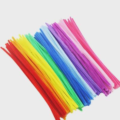 Children's Eco-Friendly Plush Wool Strips for DIY Art & Craft Projects