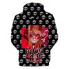 Mens Hooded Hazbin Hotel Printed Spring Autumn Streetwear Pullover Sweatshirt Fashion Hoodie Casual New Men Tracksuit Streetwear