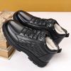 Winter Samt warme Baumwollschuhe Herren Leder High-Top Freizeit Herren Mittleren Alters Schuhe Weichsohle Reitstiefel