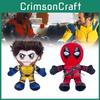 Deadpool Wolverine Plush Dolls Superhero Stuffed Toy Anime Film Decor