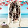 Echoes Gatsby's Glamour Beach Towel Beach Towel for Vacation Photos Beach Swim Absorbent Bath Towel Outdoor Pool Towel Fashion Comfort Beach Towel