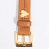 BIMBA Y LOLA [24FW] Brown Leather Heart Bracelet B246AIX011CAF