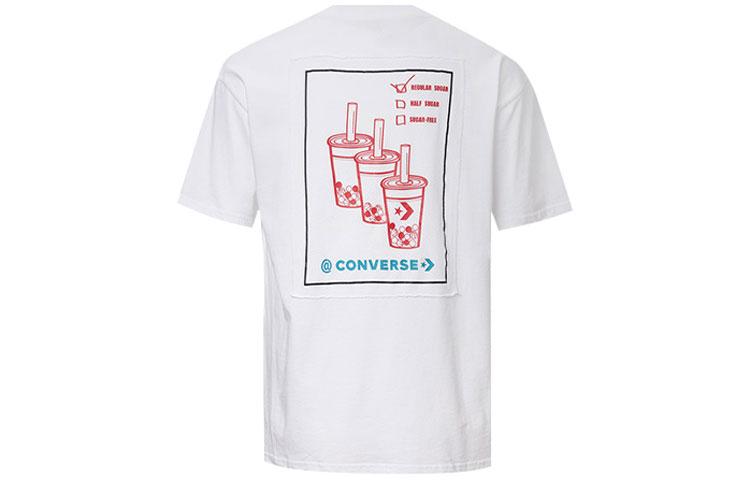 Converse Applique T Shirt Unisex White 10020849-102 XL