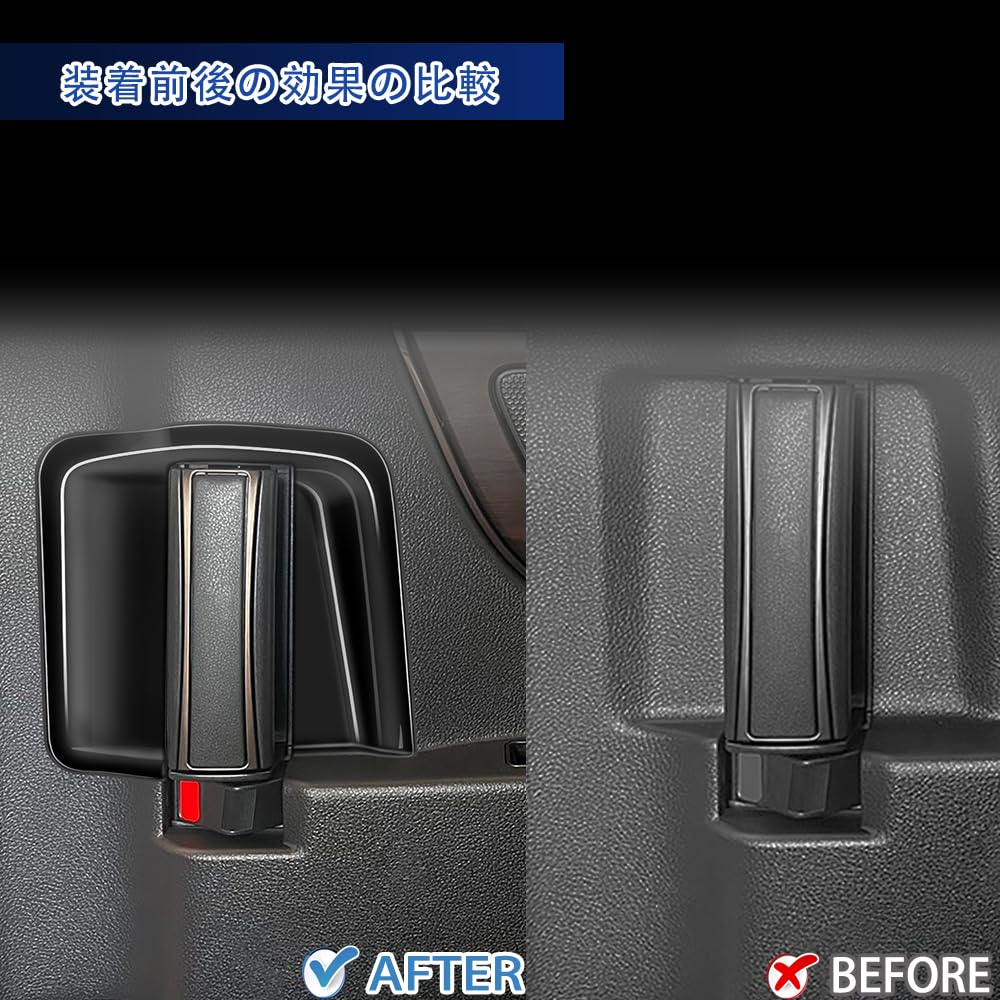 [GIKAKU] New Alphard 40 Series Vellfire 40 Series Exclusive Accessory Parts Inside Handle Panel Middle Gate Inside Door Bowl Cover Interior Panel