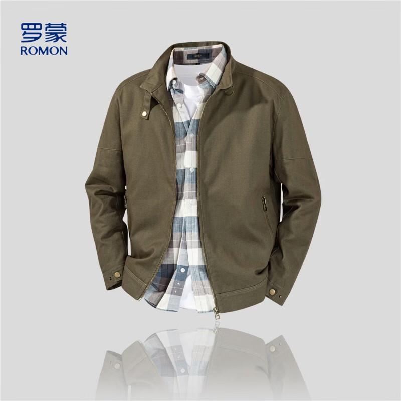 

Men s Stand-Collar Casual Work Jacket XL