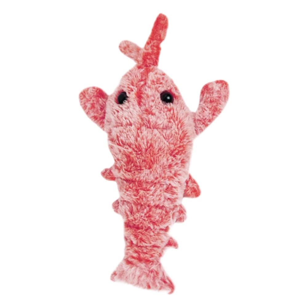 USB Charging Simulation Lobster Pet Toy Cute Plush Lobster Cat Toy Washable Electric Dancing Lobster Toy for Cats Toys