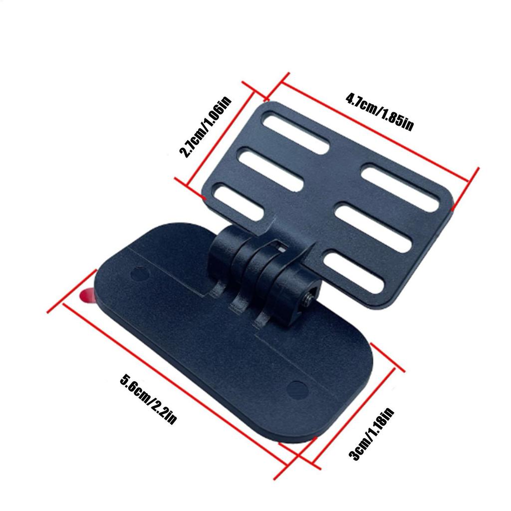 Car Rear Camera Mount Car Dash Cam Mount Window Bracket Rear Windshield Backup Camera Bracket with Multi-Angle Adjustment