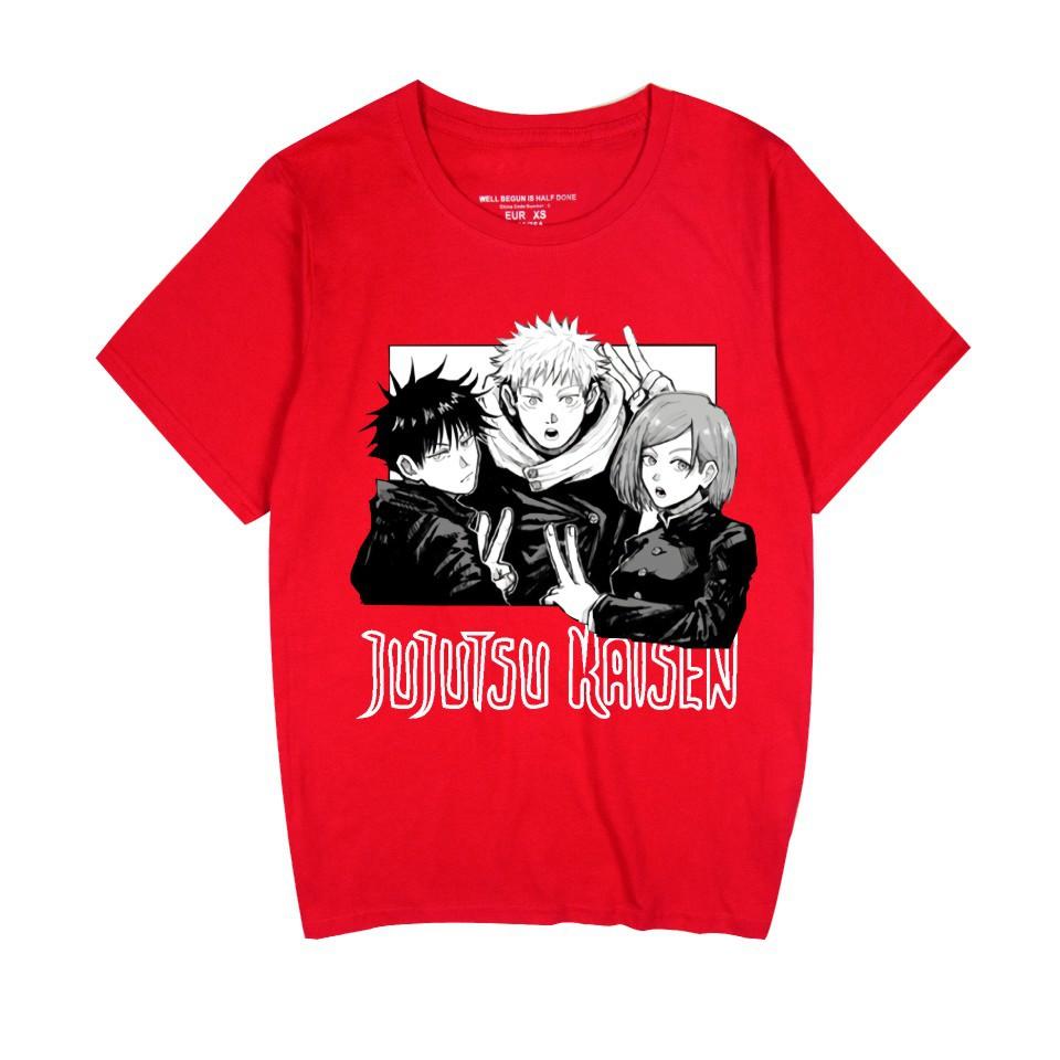 Jujutsu Kaisen Printed Men's T-shirt Unisex Casual Fashion Street Style Short-sleeved Tops T-shirt