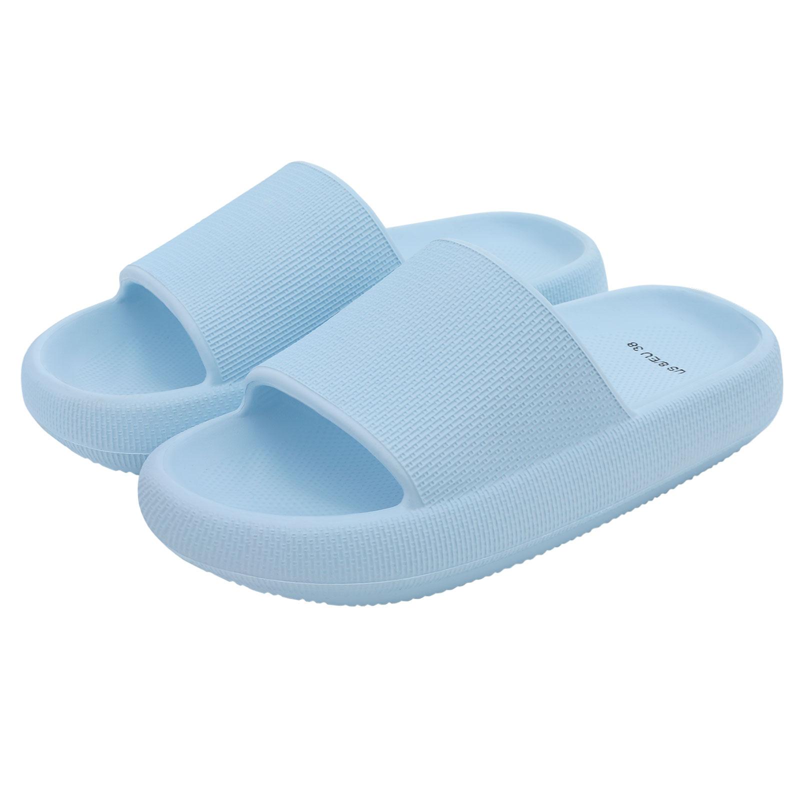 мода Comwarm модные толстые тапочки для женщин домашние мягкие сандалии на платформе — фото 11