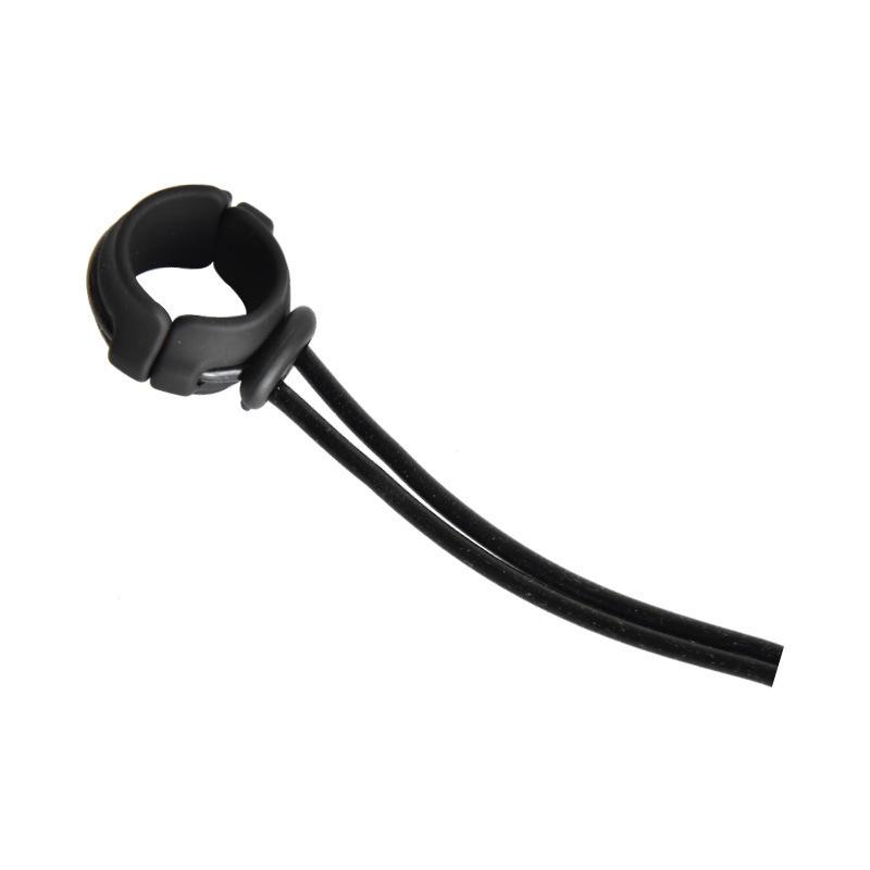 Male Cock Rings Adjustable Penis Ring Lock Ejaculation Scrotal Binding Ball Stretcher Rope Silicone Cockring Sex Toys For Men