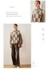 Women's Color-Block Cashmere Sweater: Round Neck, Drop Shoulder Pullover for Autumn/Winter - Thick, Loose, Casual Knitwear
