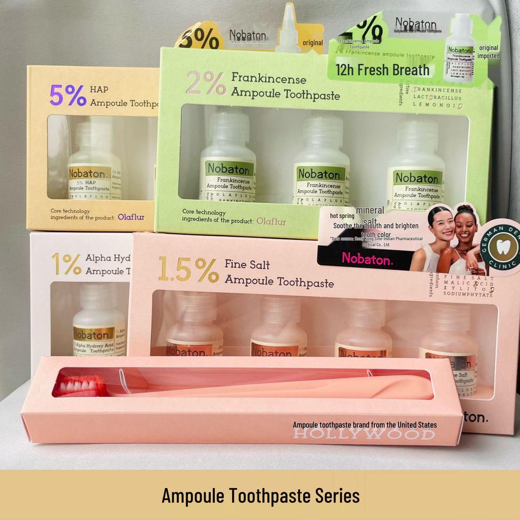 Nobaton Farm Toothpaste with 1% Fruit Acid, 1.5% Pink Salt, 2% Mastic & 5% Hydroxyapatite