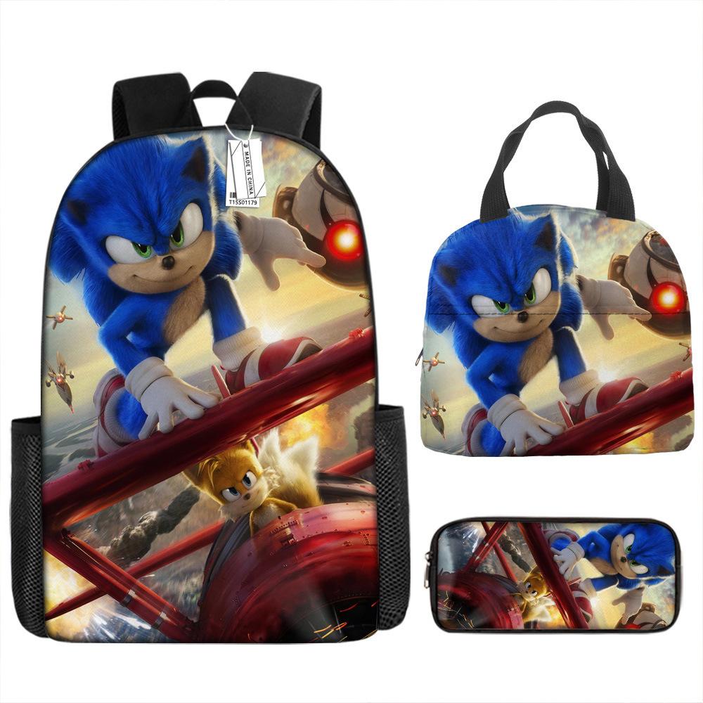 Backpack Trend Backpack Anime Large Capacity Elementary School Bag Lunch Bag