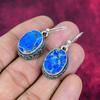 Blue Sea Sediment Earrings, Gemstone Jewelry, 925 Solid Sterling Silver Earrings, Gift For Women Handmade Earrings