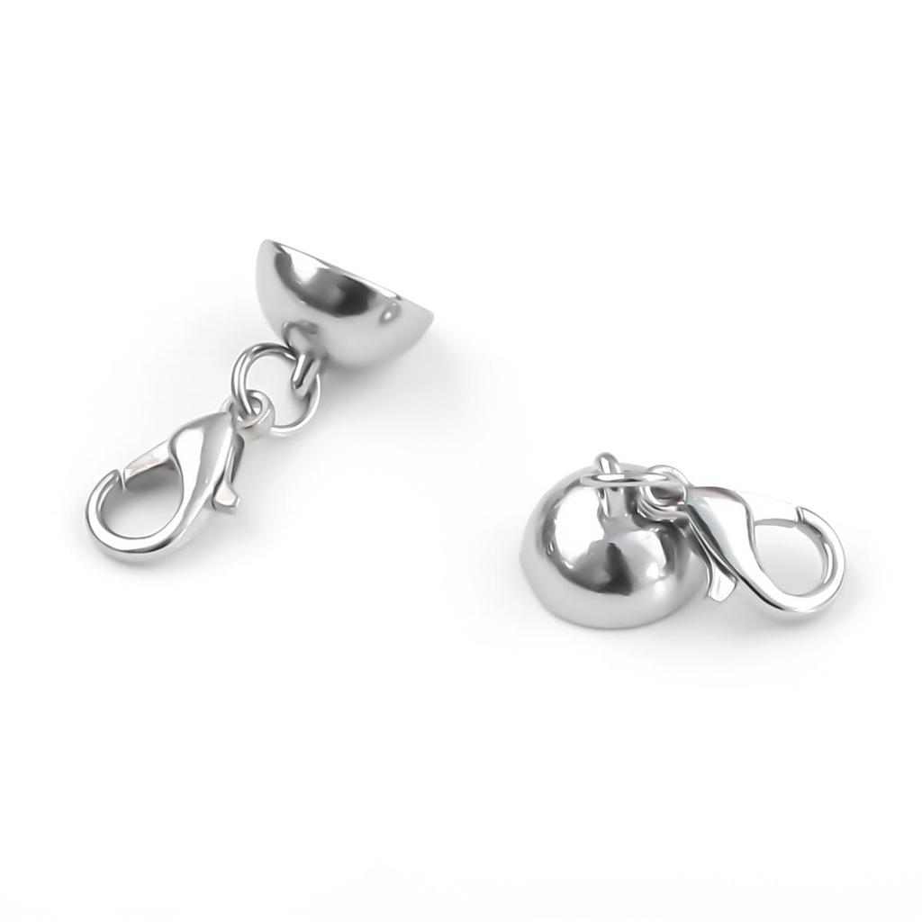2/5 Stück Verschlüsse, Zubehör, magnetischer Hummer für Halskette, Armband, Hummerkugelhaken