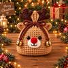 Christmas Crochet Character Gift Pouch Christmas Crochet Gift Bag