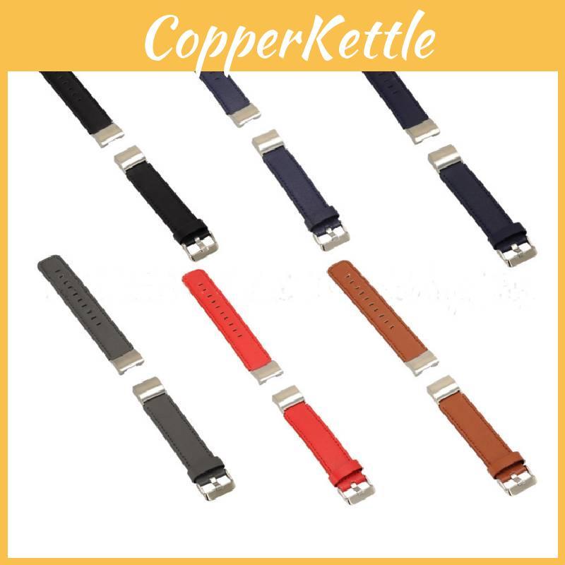 Fashionable High-grade Leather Wristband Compatible With Fitbit Charge 2 Various Colors