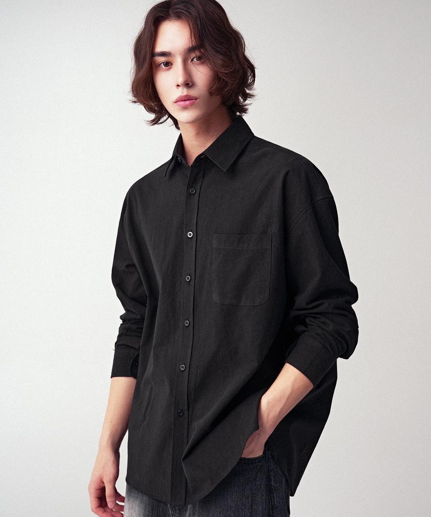 AVANDRESS Overfit Plain Shirt_10Colors (A Type)