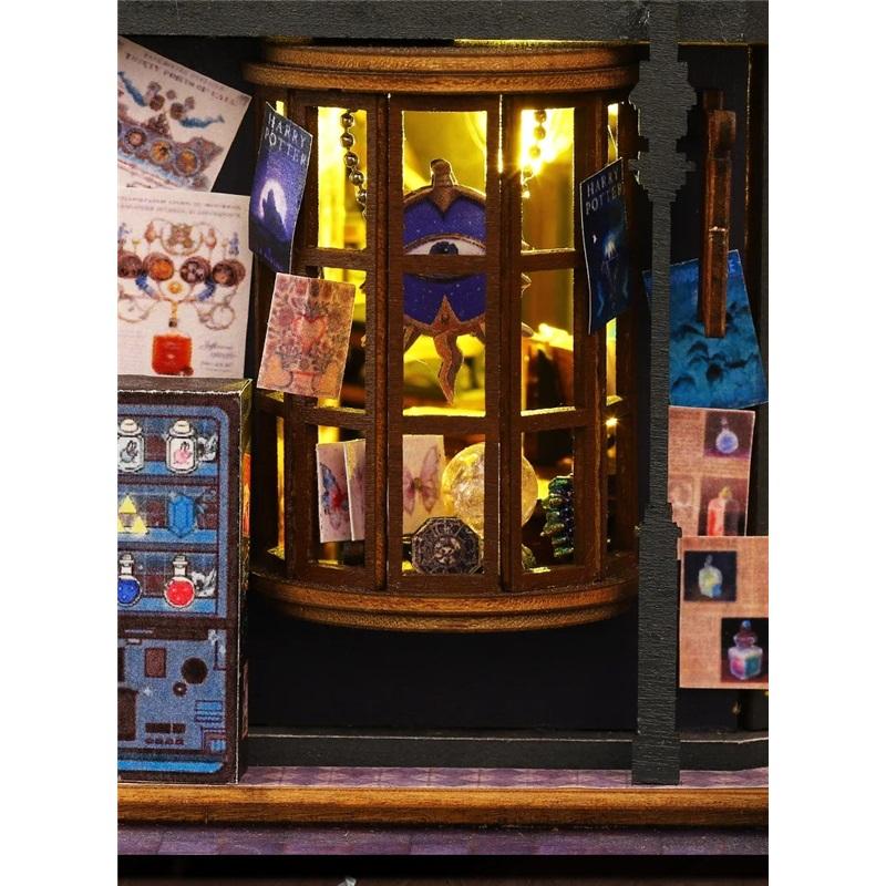2014 Nový DIY Velký Domeček pro panenky Dřevěný kufřík Miniaturní nábytek Domeček pro panenky Hračky pro děti Narozeninové dárky