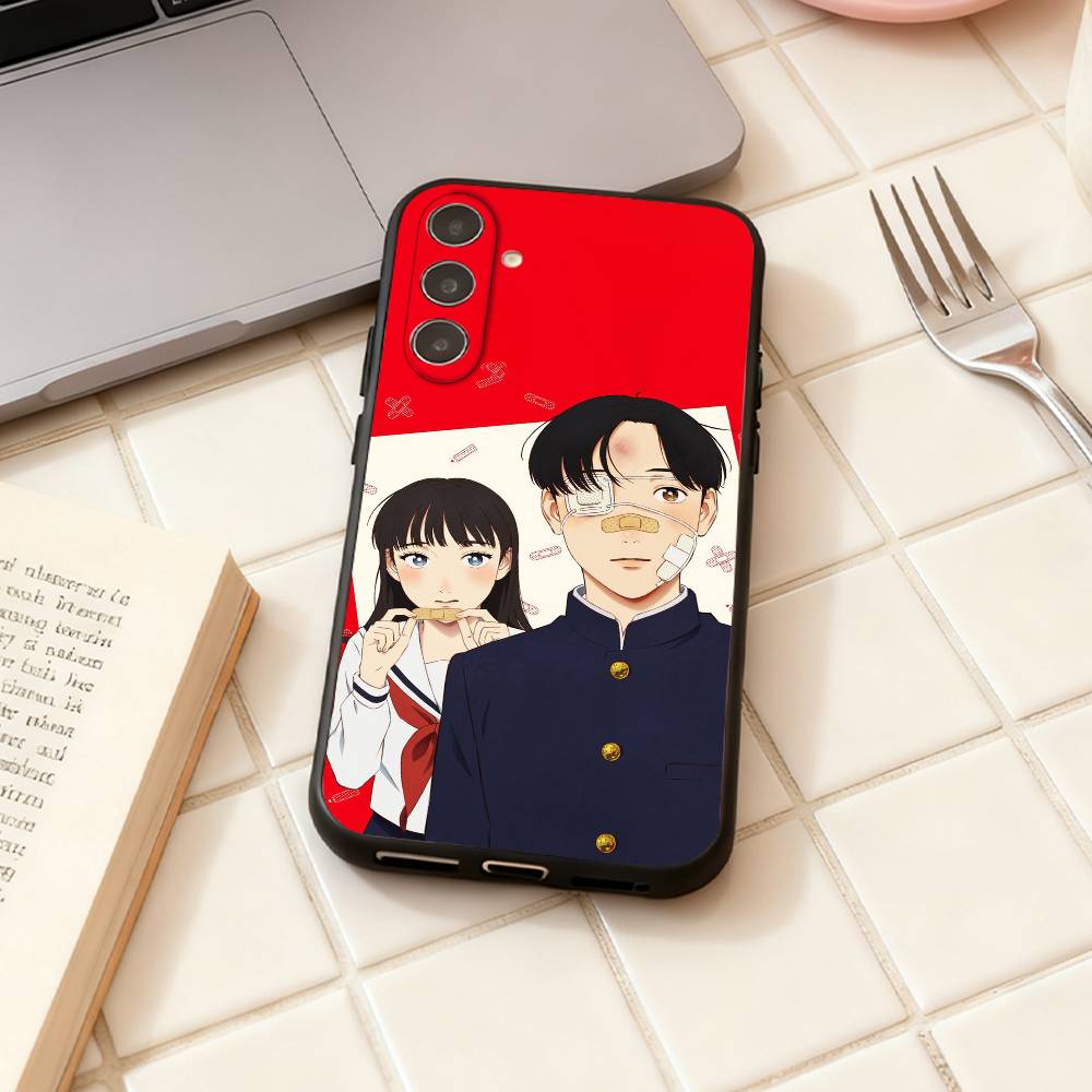 Comic Yano-kun's Ordinary Days  phone Case For Samsung Galaxy A73,A72,A71,A70,A53,A52,A51,Others Soft Black Shell