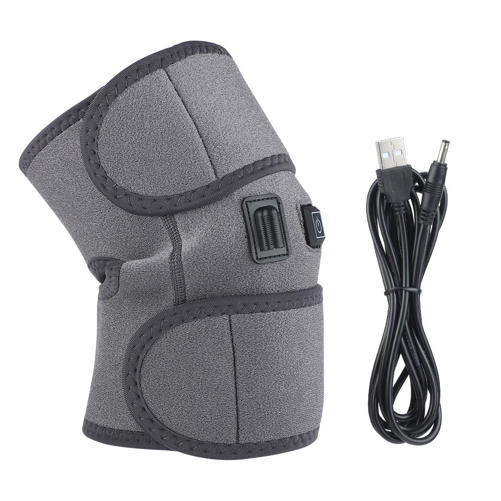 Electric Knee Protection Massage Pad, USB Heating Knee Support Belt Warmth Tool with 3 Levels Temperature Adjustable