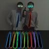 Led Glow Tie Vibrant Colorful Light-up Tie For Parties Bars And Ktv Events