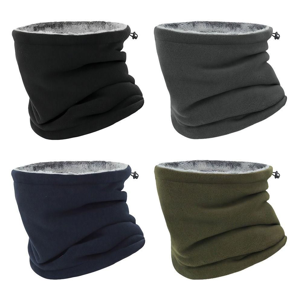 Fleece Lining Fleece Neck Scarf Thickened Face Cover Outdoor Warmer Cycling Neck Warmer Motorcycle
