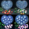 Set of 10 Silicone Nail Art Mold Embossing Patterns Nail Mould Decorations Jewelry Making Tool Handmade Ornament Molds