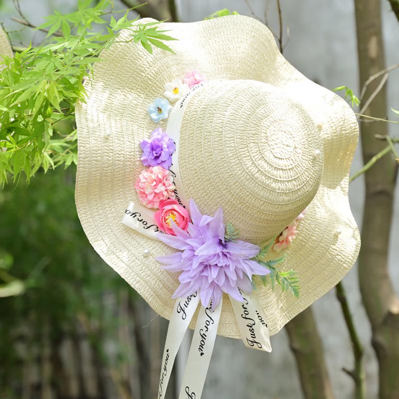 DIY Floral French Straw Hat Craft Kit (Makes 15)