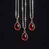 Vampire Blood Drop Necklace Gothic Jewelry With Stainless Steel Chain For Men And Women