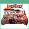Taylor Swift Character Pattern Bed Sheet Set With Soft Fabric For Bedroom