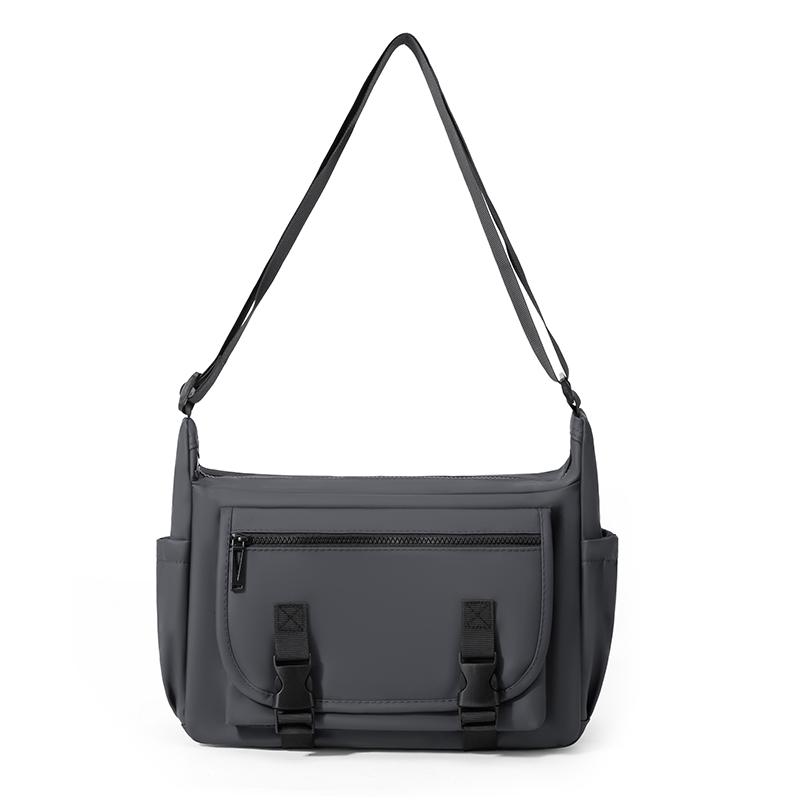 Unisex Nylon Crossbody Bag Multi Pocket Casual Shoulder Handbag for Travel Work