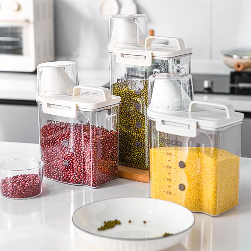 Airtight PET Food Storage Jars