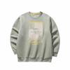 Anta Basketball Series Letter Print Breathable Versatile Casual Sweatshirt Men Sweatshirt Sky-Green 152511711S-3