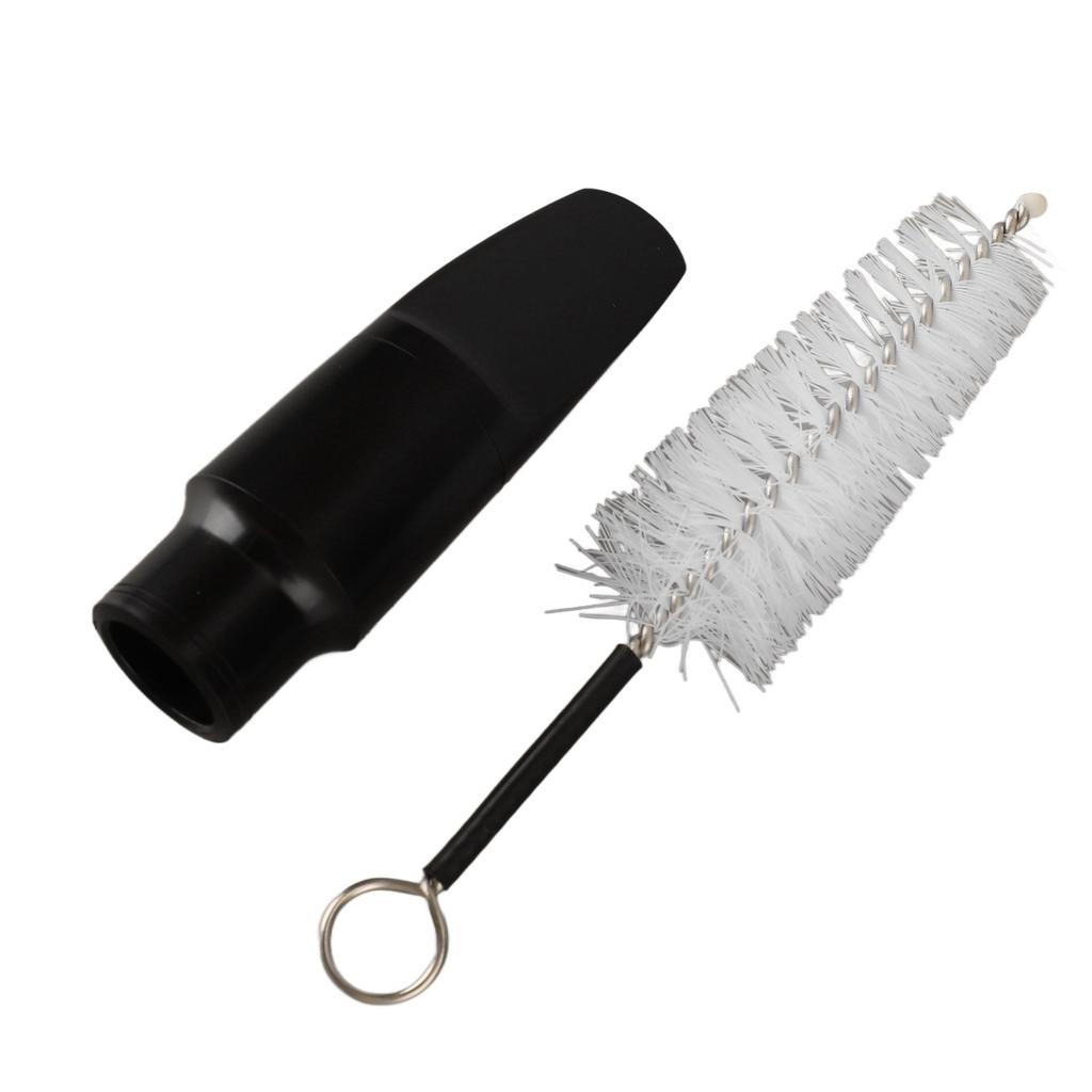 Saxophone Mouthpiece Plastic Soprano Treble Saxophone Whistle Brush Musical Instrument Accessory Cleaning Tool