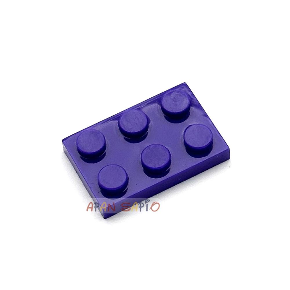 50pcs DIY Building Blocks Thin Figures Bricks 2x3 Dots 12Color Educational Creative Size Compatible With 3021 Toys for Children