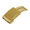 BAMBI Leder Gold ZG002N Schnalle, Dreifach-Druckknopf, Plattiert, 16mm,