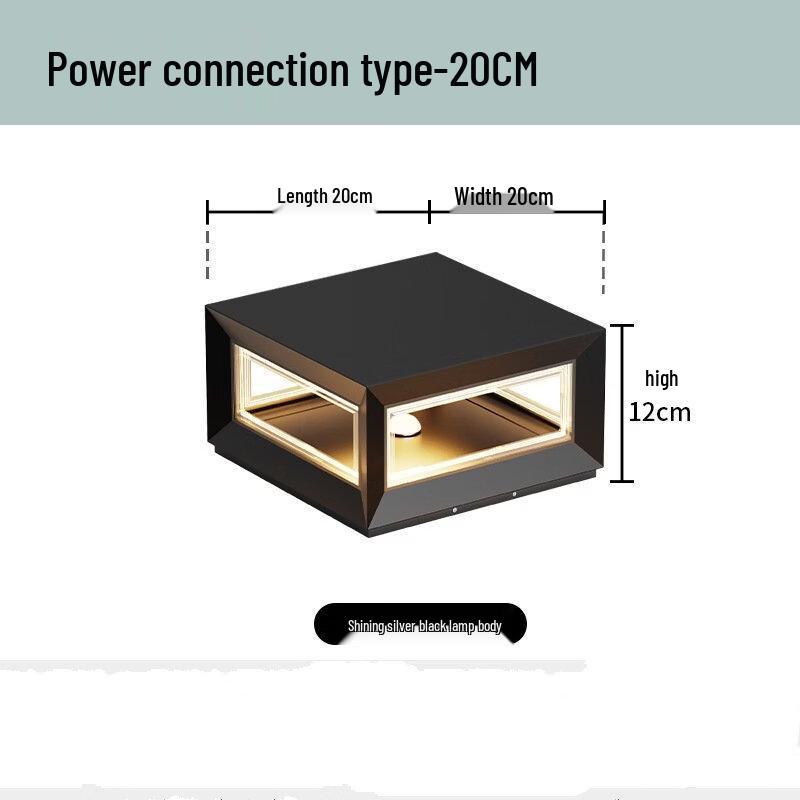 UOSU Villa Outdoor Waterproof Pillar Light