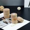 New Solid Wood Baby Tooth Box Children's Tooth And Fetal Hair Storage Box Round Tooth Fairy Teeth Replacement Storage Box