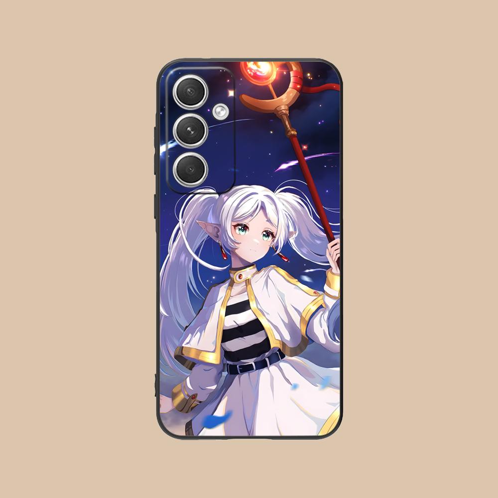 

Frieren Anime Mobile Phone Case for Samsung Galaxy S25 S24 S23 S22 S21 S20 Note20 Plus FE Ultra Colour Protective Cover Luxury Galaxy Note20