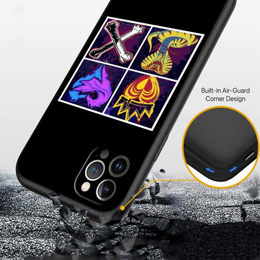 CJ33 Descendants Soft Shell Phone Case for iPhone 16 15 14 13 12 Pro Max Plus Mini