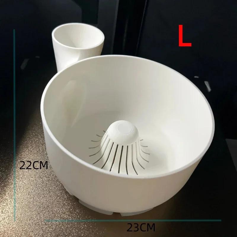 Tragbare Obstwaschschüssel Gemüsewascher 3D-Druck Lebensmittelwaschschleuder Automatische Reinigungsmaschine Für Küche Abtropfen