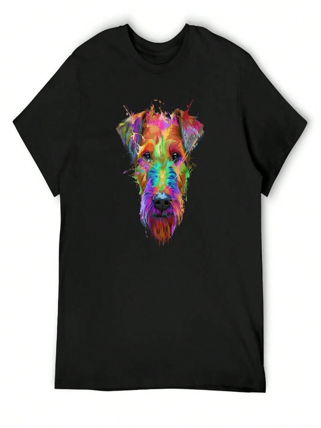 Airedale Terrier T-Shirt Cotton Graphic Tees Oversized Graphic Tee Anime Tshirt unisexs Plain T Shirts S