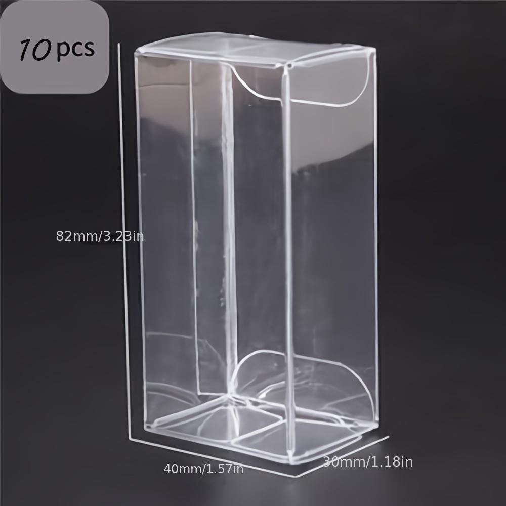 10pcs Car Toy Dustproof Box Display Protection Box Transparent PVC Car Display Box Car Storage Boxes Transparent