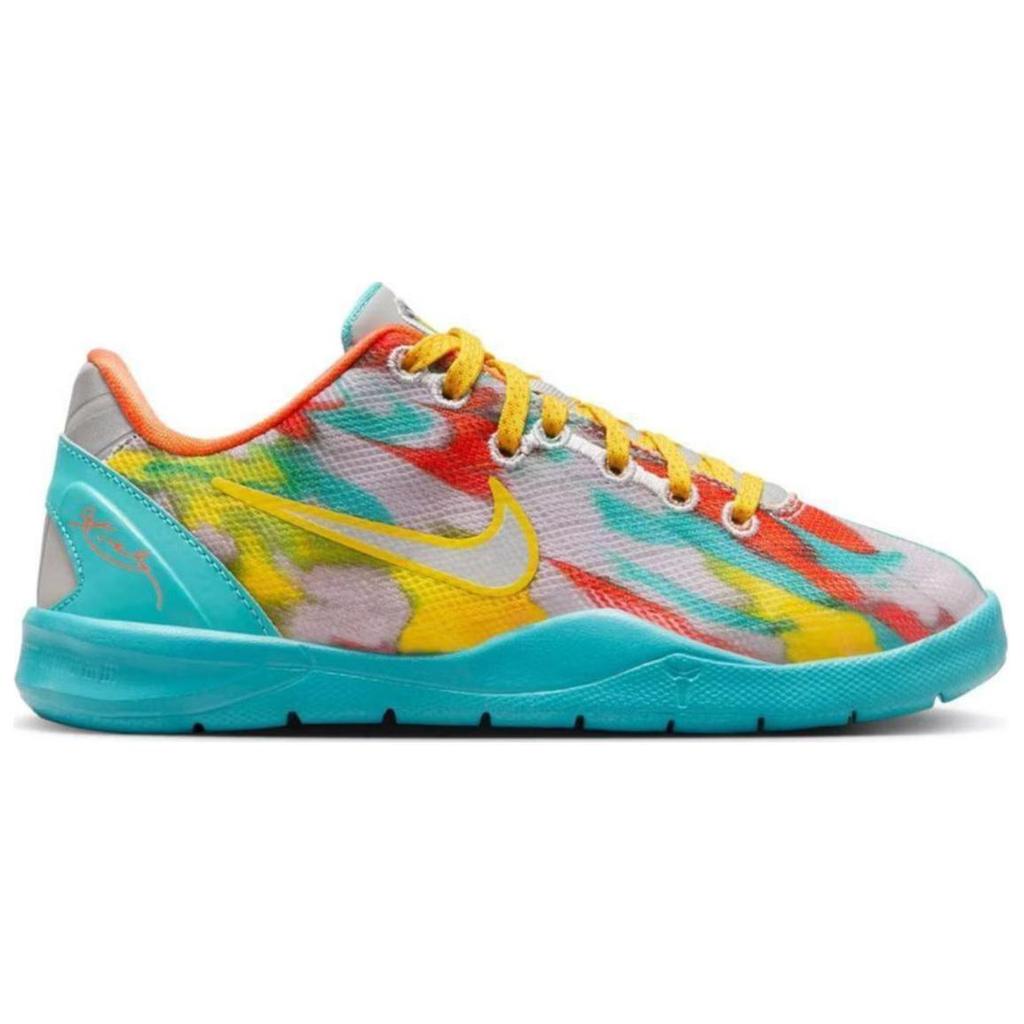 Nike Kobe 8 PS Venice Beach 2024 Buty Sportowe Dziecięce Niebieski Stadium-Szary Metaliczny-Srebrny HF7320-001