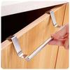 Towel Rack Over Door Stainless Steel Towel Bar Storage Organizer Bathroom Kitchen Cabinet Door Hanging Towel Rack
