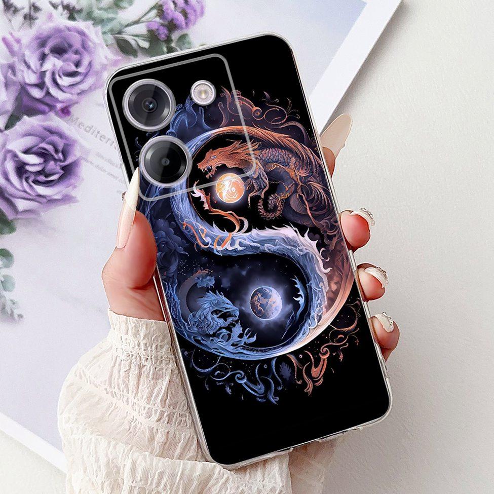For Xiaomi Poco M7 Pro 5G Case Clear Fashion Luxury Cartoon Funny Cool Painted Soft Phone Case For Poco M7 Pro 5G Back Cover